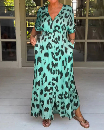 Zara™ | Leopard Print Statement Dress