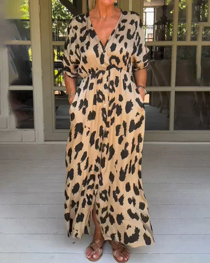 Zara™ | Leopard Print Statement Dress