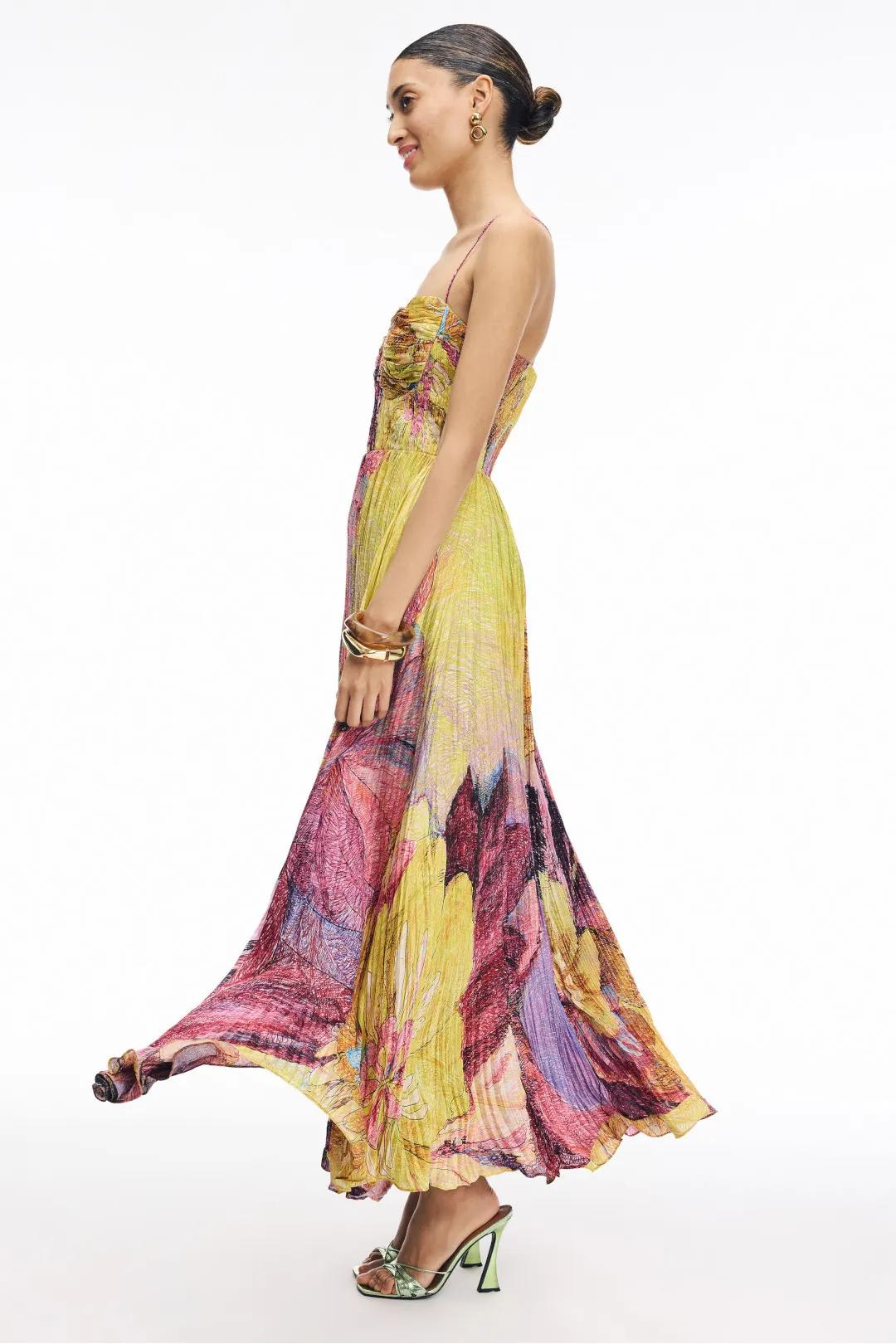 Mireya | Multicolor Maxi with Ikat Design