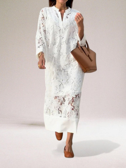 Alicia | Luxury lace long dress