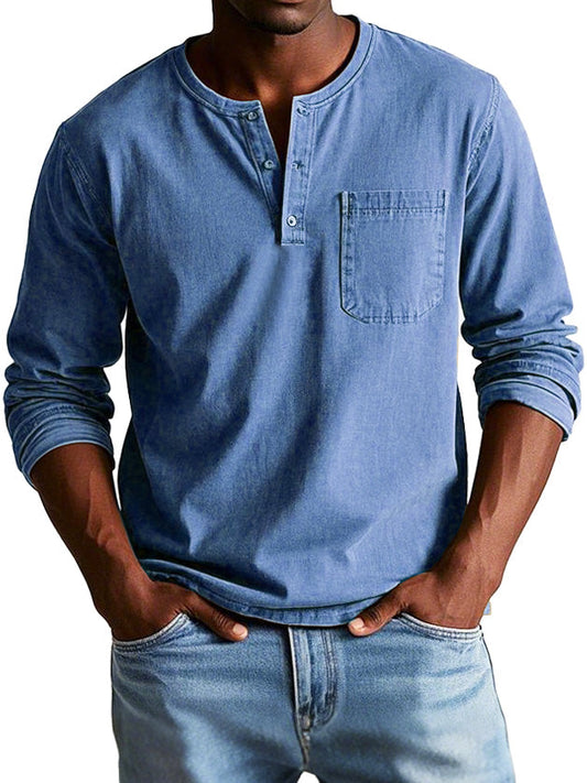 Elliot | Classic Vintage Long Sleeve Shirt