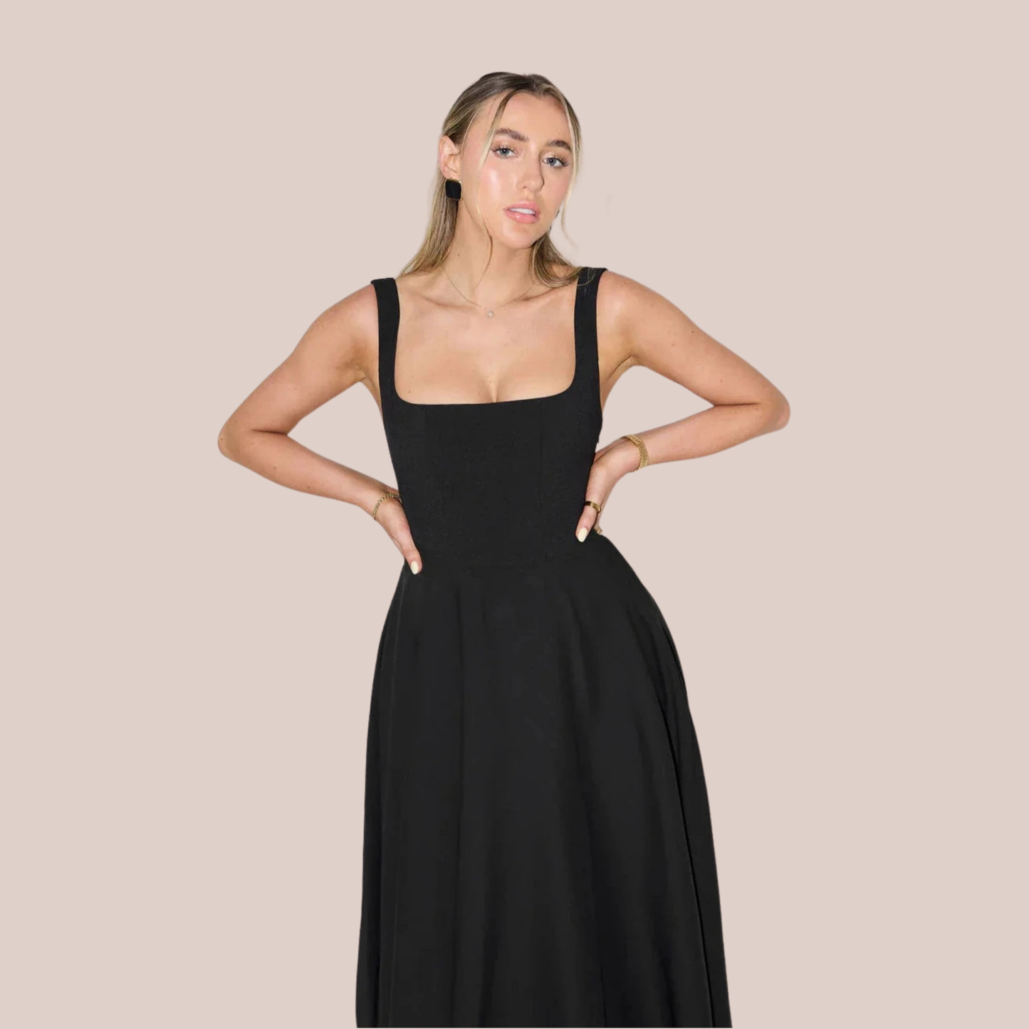 AVA | Elegant Midi Dress