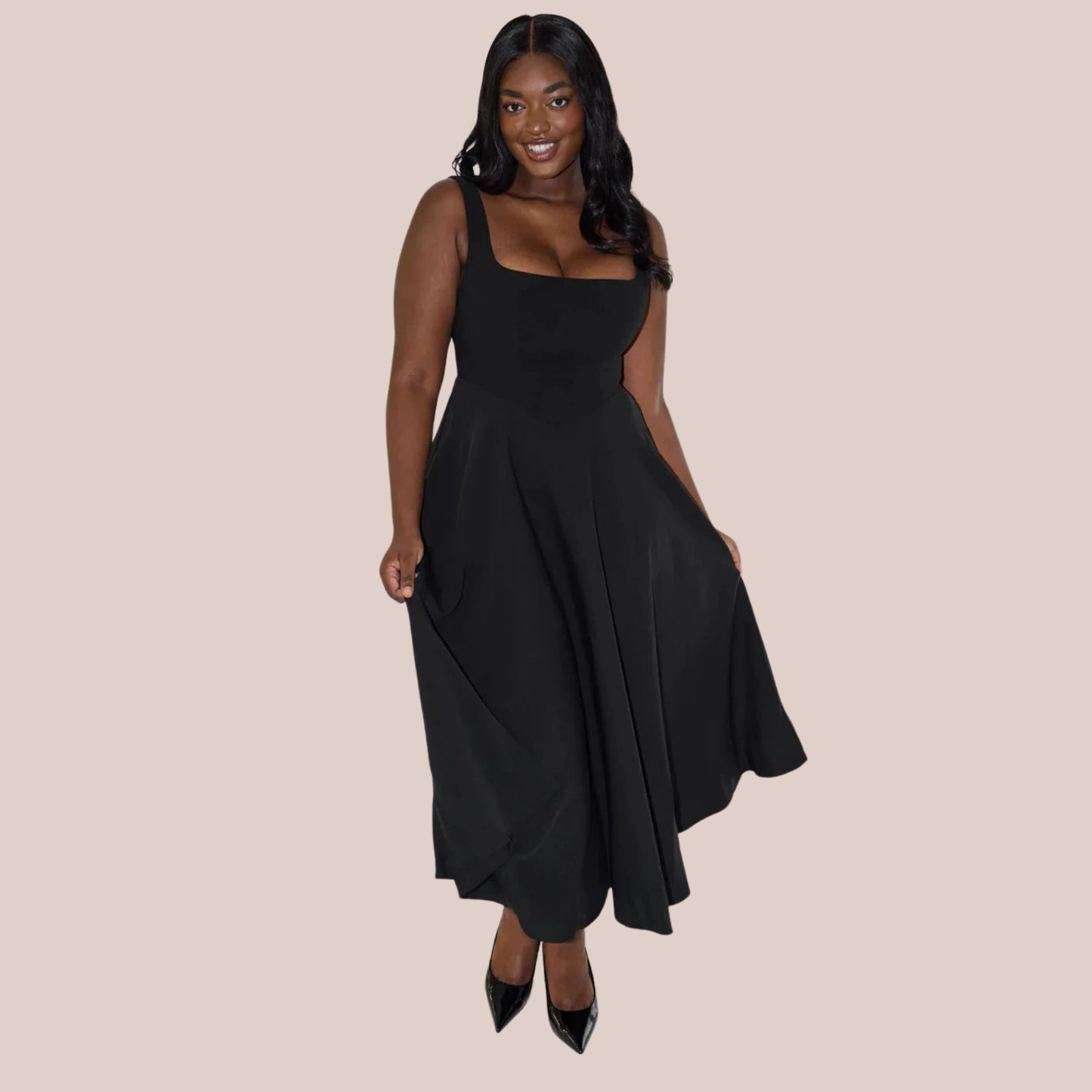AVA | Elegant Midi Dress