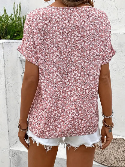 Elena | Elegant Floral Blouse