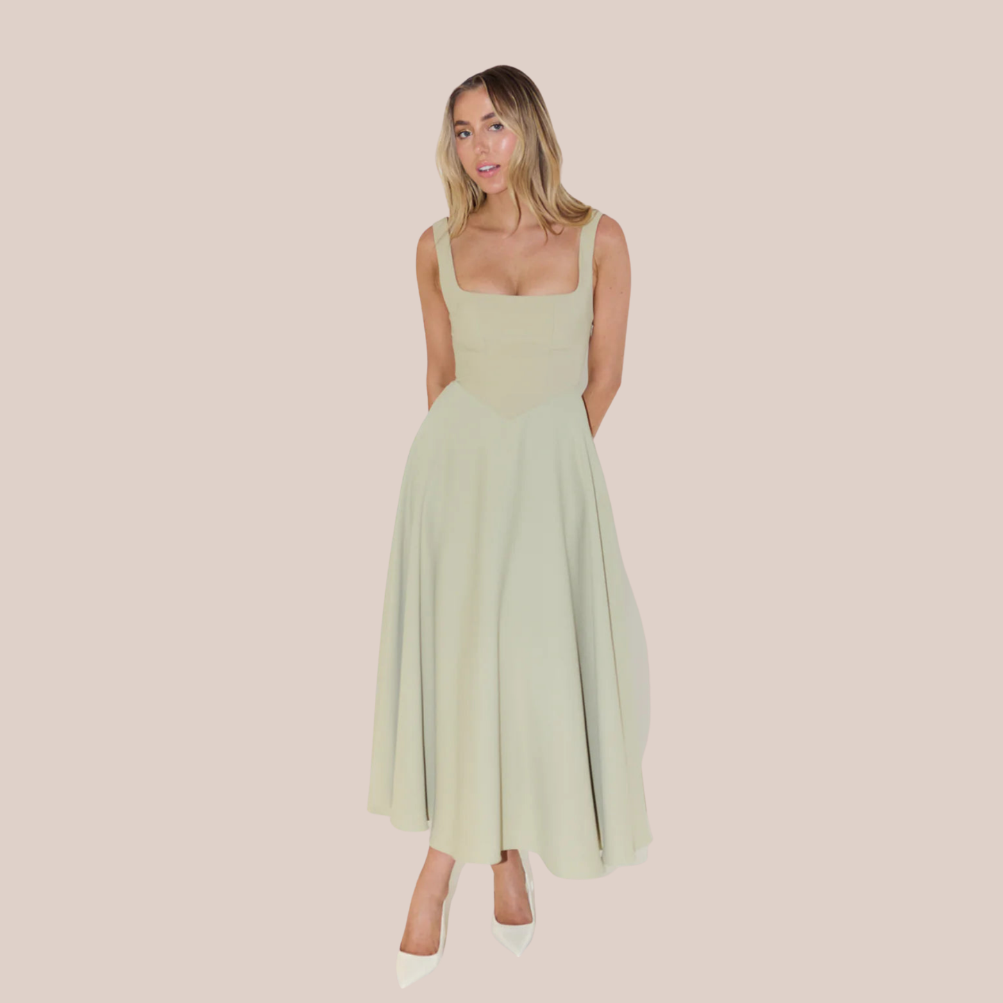 AVA | Elegant Midi Dress