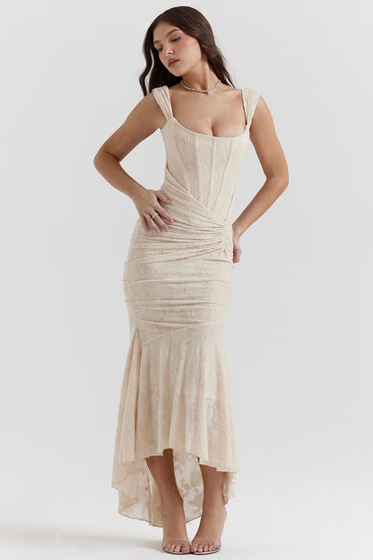 Callie | Elegant Lace Detail Dress