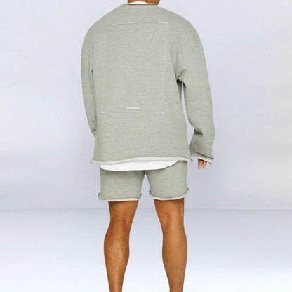 James | Long-Sleeved Shirt and Shorts Set