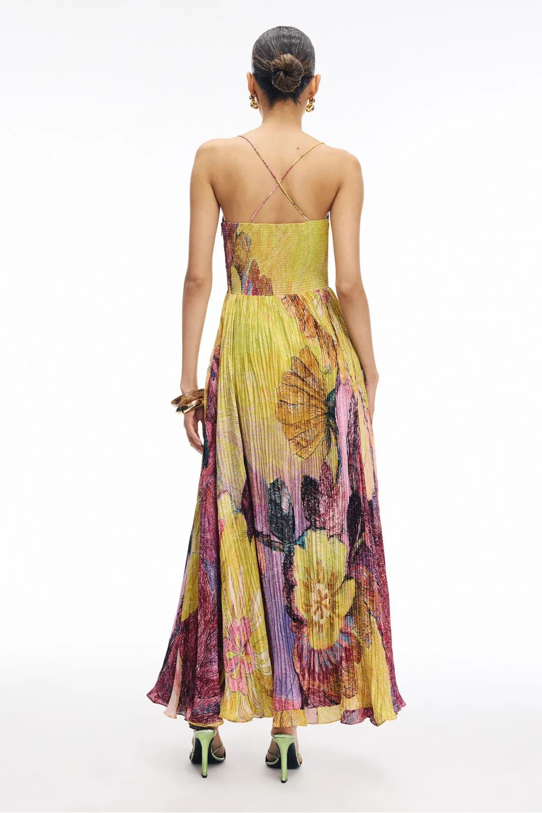 Mireya | Multicolor Maxi with Ikat Design