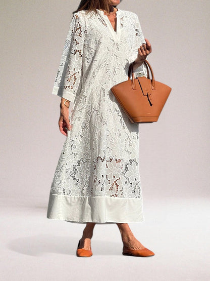 Alicia | Luxury lace long dress