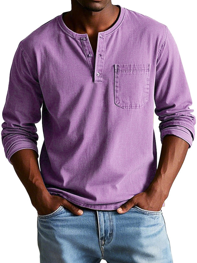 Elliot | Classic Vintage Long Sleeve Shirt
