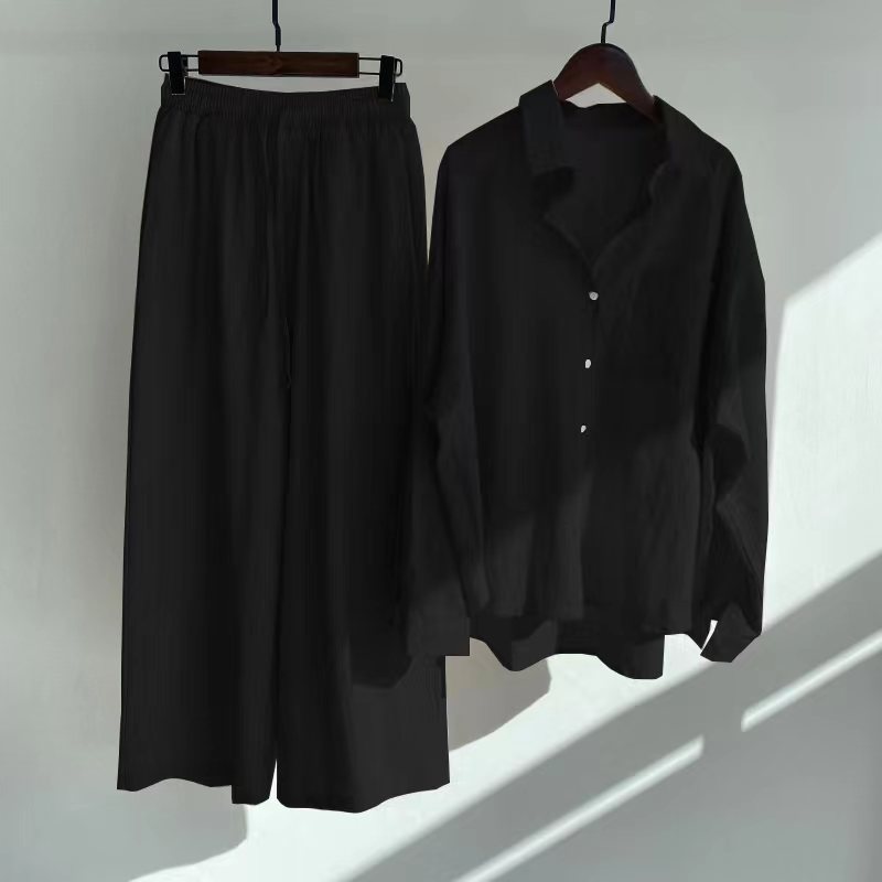 Kylie | 2-piece set | Shirt & wide trousers