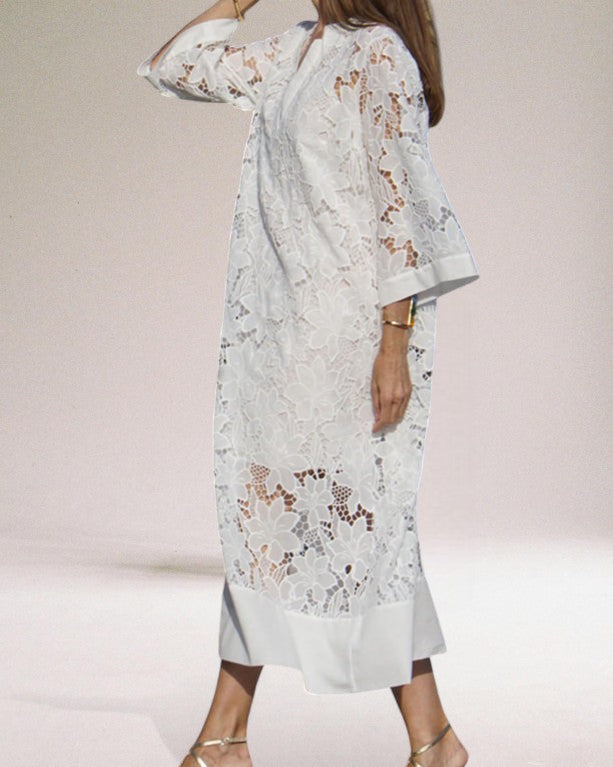 Alicia | Luxury lace long dress