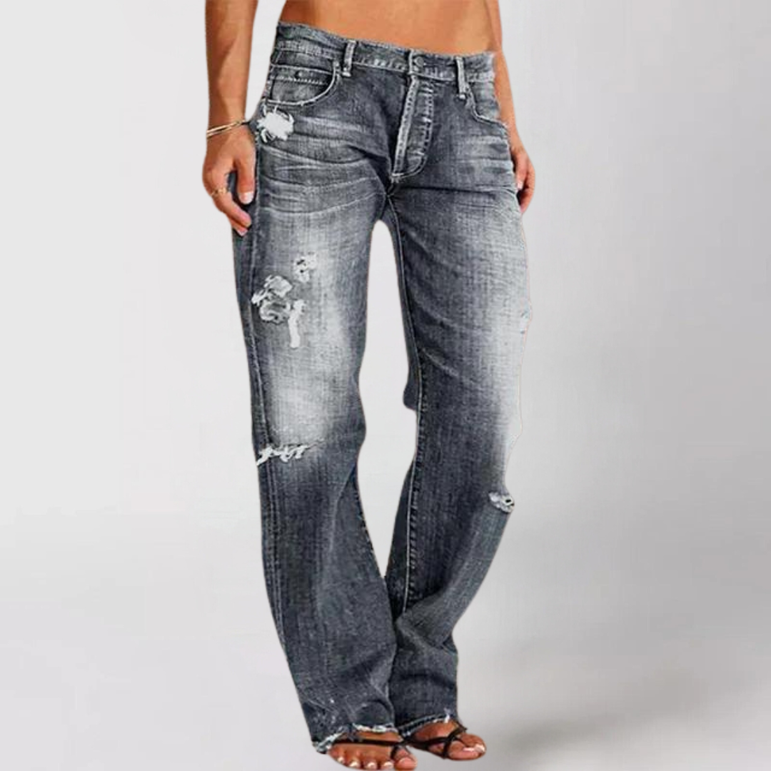 Amelia | Relaxed Wide-Leg Denim Jeans