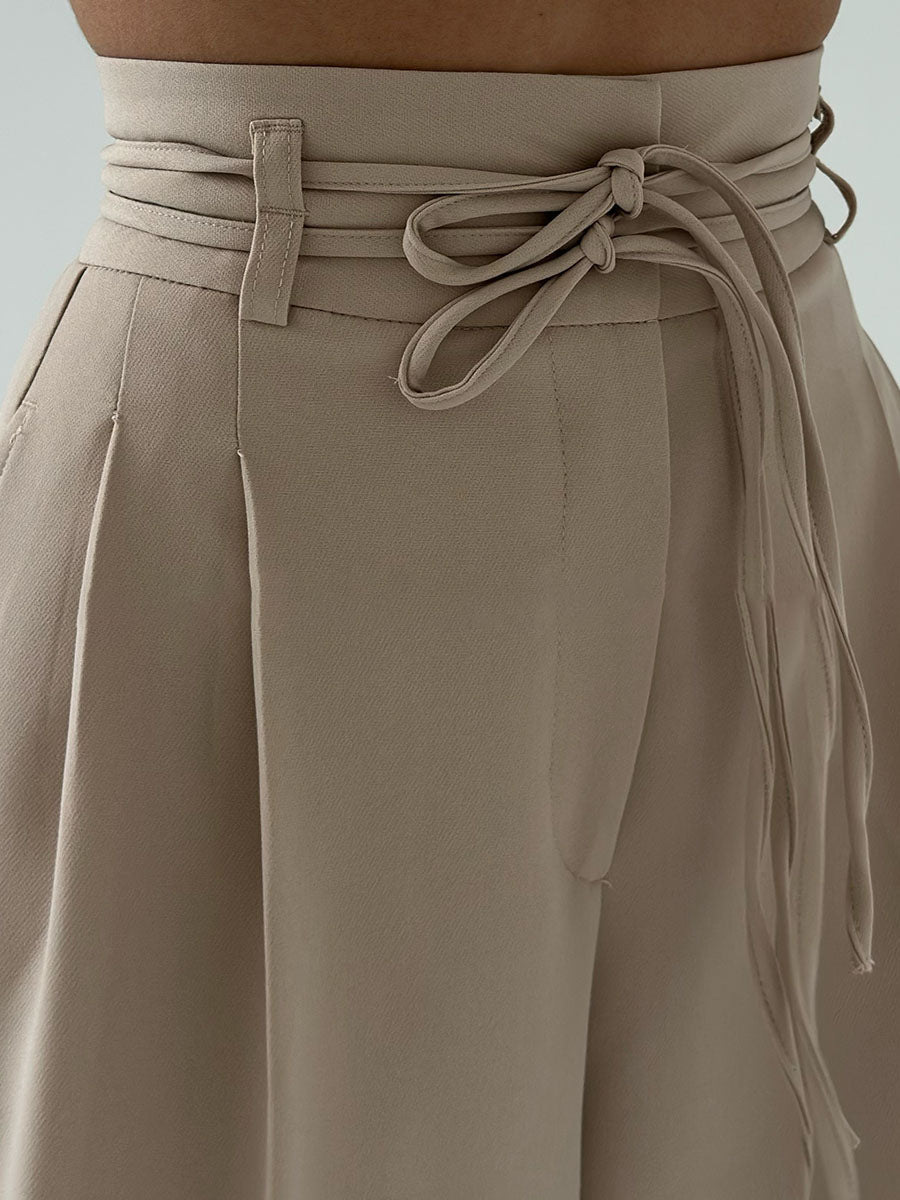 Amelia | High-Waist Wide Leg Trousers