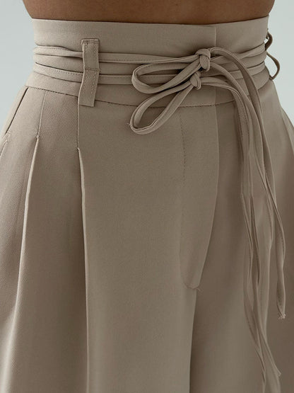 Amelia | High-Waist Wide Leg Trousers
