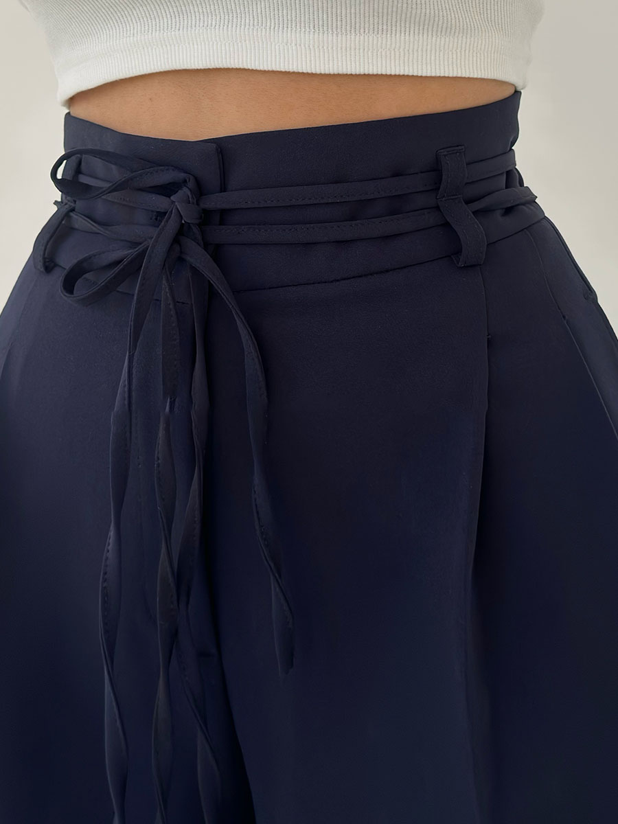 Amelia | High-Waist Wide Leg Trousers