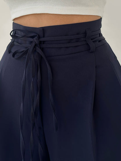 Amelia | High-Waist Wide Leg Trousers