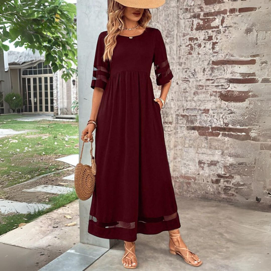 Eleanor Quinn | Elegant A-Line Midi Dress