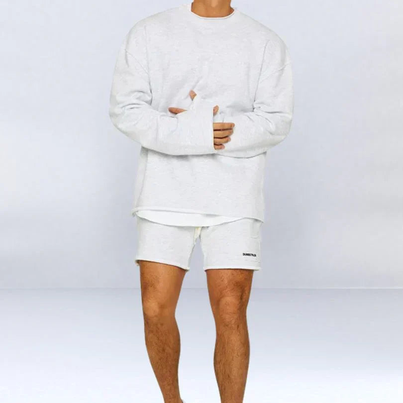 James | Long-Sleeved Shirt and Shorts Set