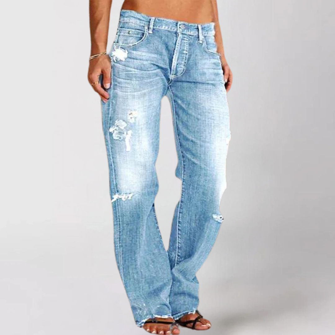 Amelia | Relaxed Wide-Leg Denim Jeans