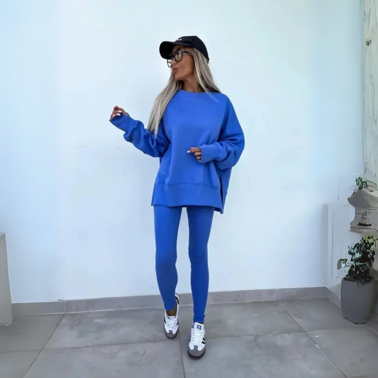 Alessia – Casual Long Sleeve Sweatshirt and Pants Set