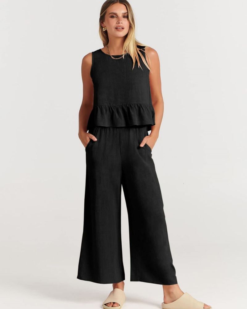 Amalyn – Casual Linen Two-Piece Set