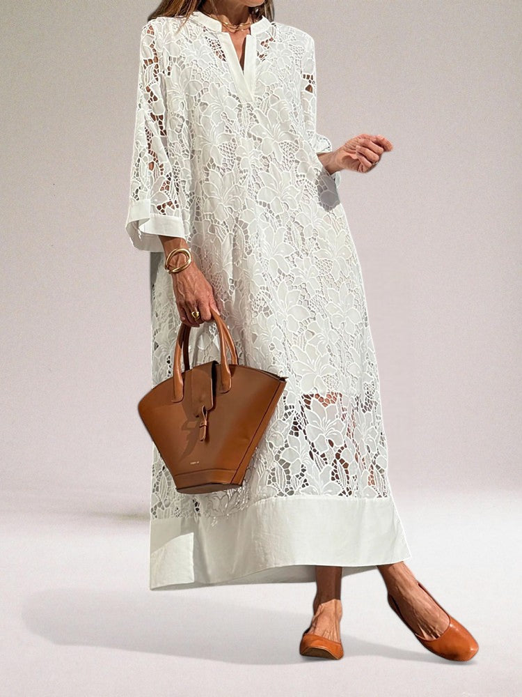 Alicia | Luxury lace long dress