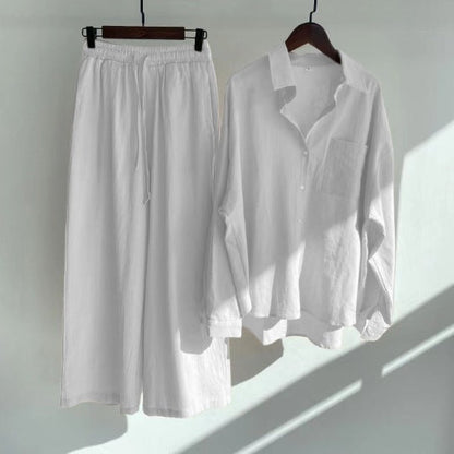 Kylie | 2-piece set | Shirt & wide trousers