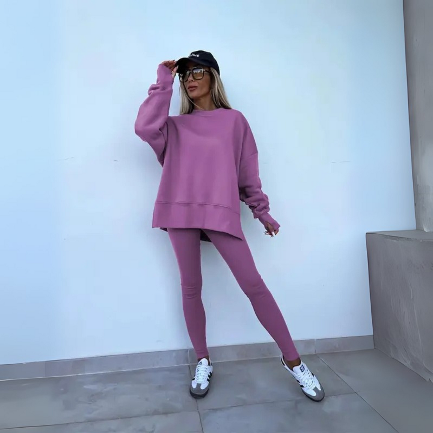 Alessia – Casual Long Sleeve Sweatshirt and Pants Set
