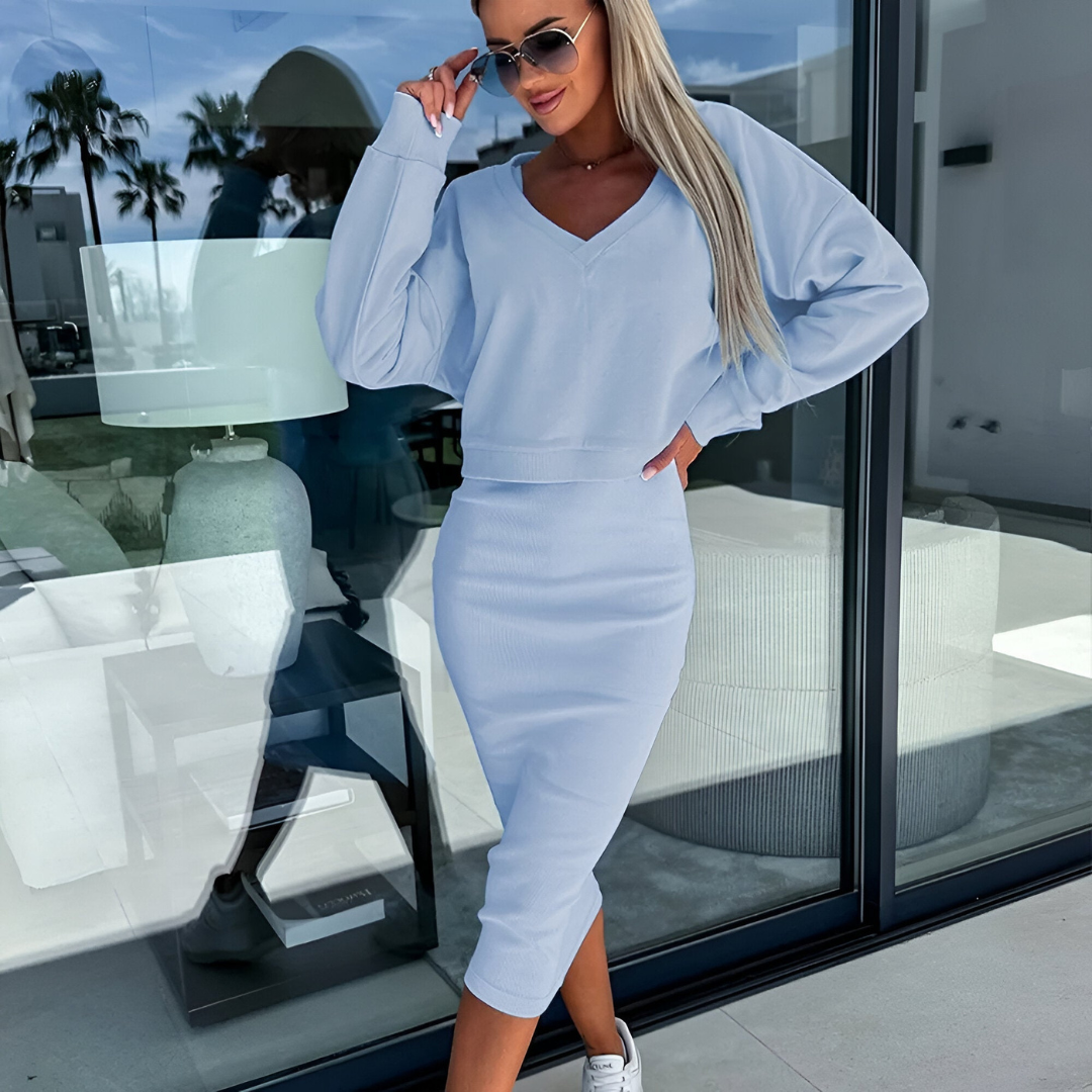 Amelia | Elegant Two-Piece Dress Set