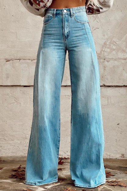 Ashley - Printed Wide-Leg Pants