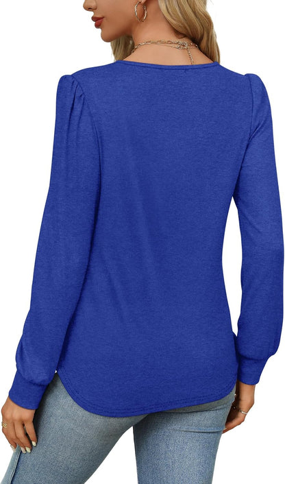 Bonnie | Pleated Shirt with Long Sleeves