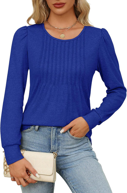 Bonnie | Pleated Shirt with Long Sleeves