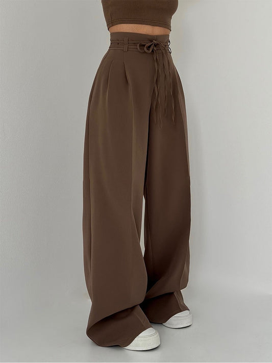Amelia | High-Waist Wide Leg Trousers