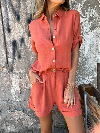 Ella | Cotton and Linen Summer Set