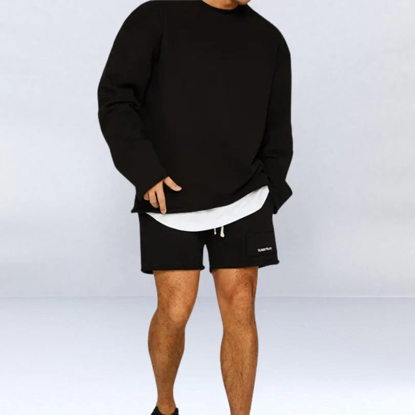 James | Long-Sleeved Shirt and Shorts Set