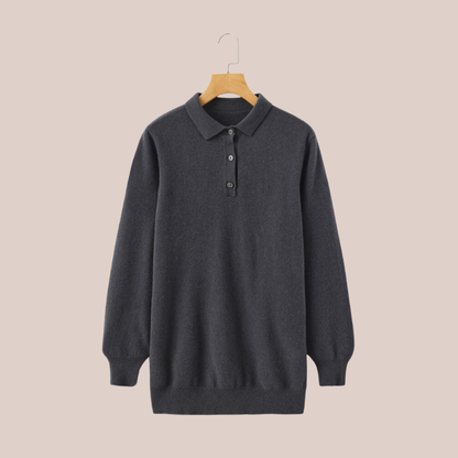 OLIVER | Cashmere Polo Sweater