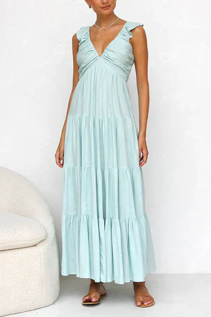 Macy Ruffle Maxi Dress