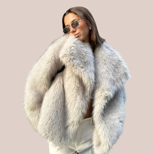 LYRA | Luxe Faux Fur Coat
