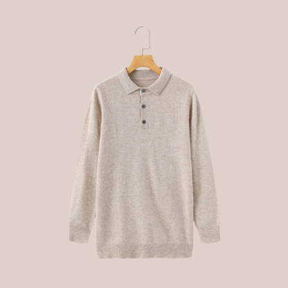 OLIVER | Cashmere Polo Sweater