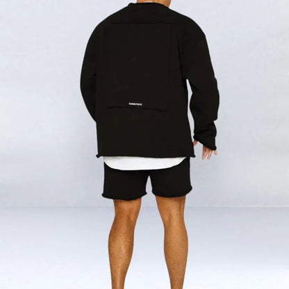James | Long-Sleeved Shirt and Shorts Set