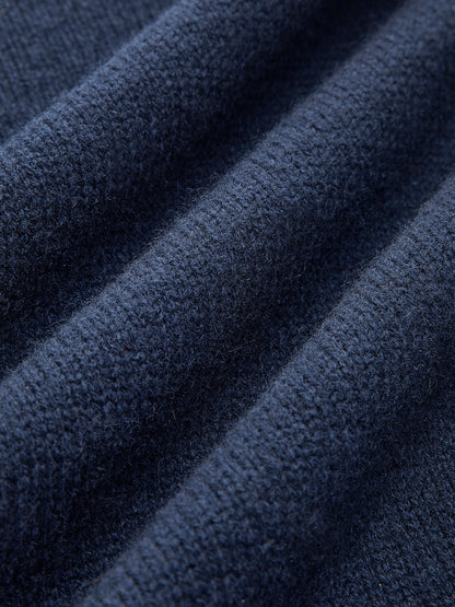 Camille | Denim-Collared Knit Sweater