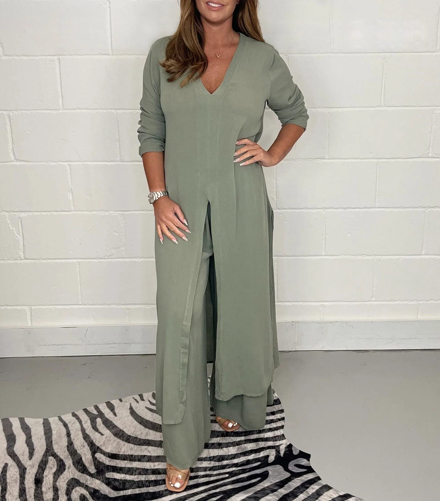 Ava | Airy Spring Two-Piece Set