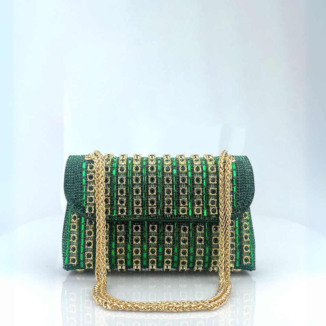 Ariane – Chic Chain Colored Diamond Shoulder Bag