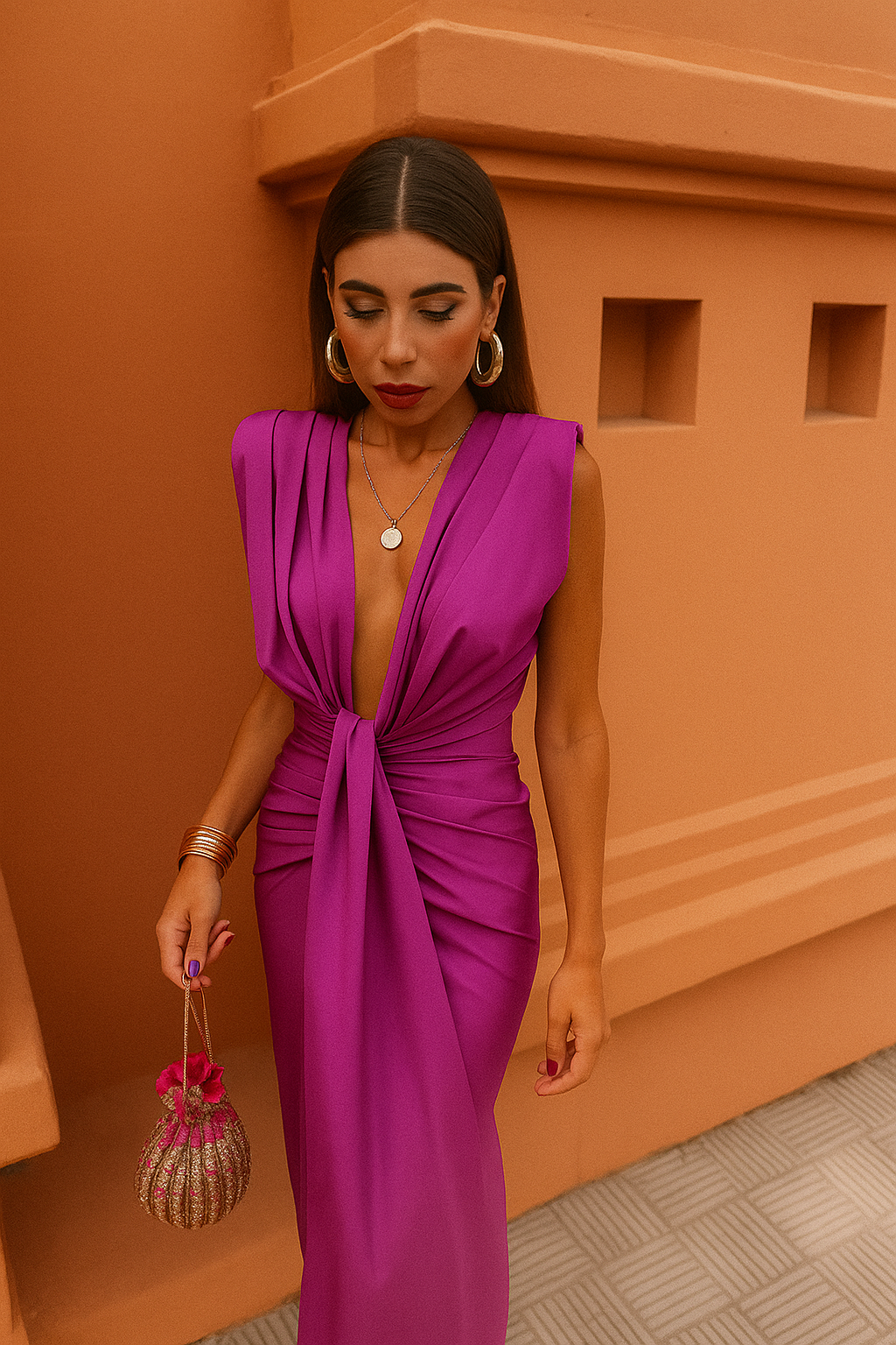 Alvara – Pleated Long Dress