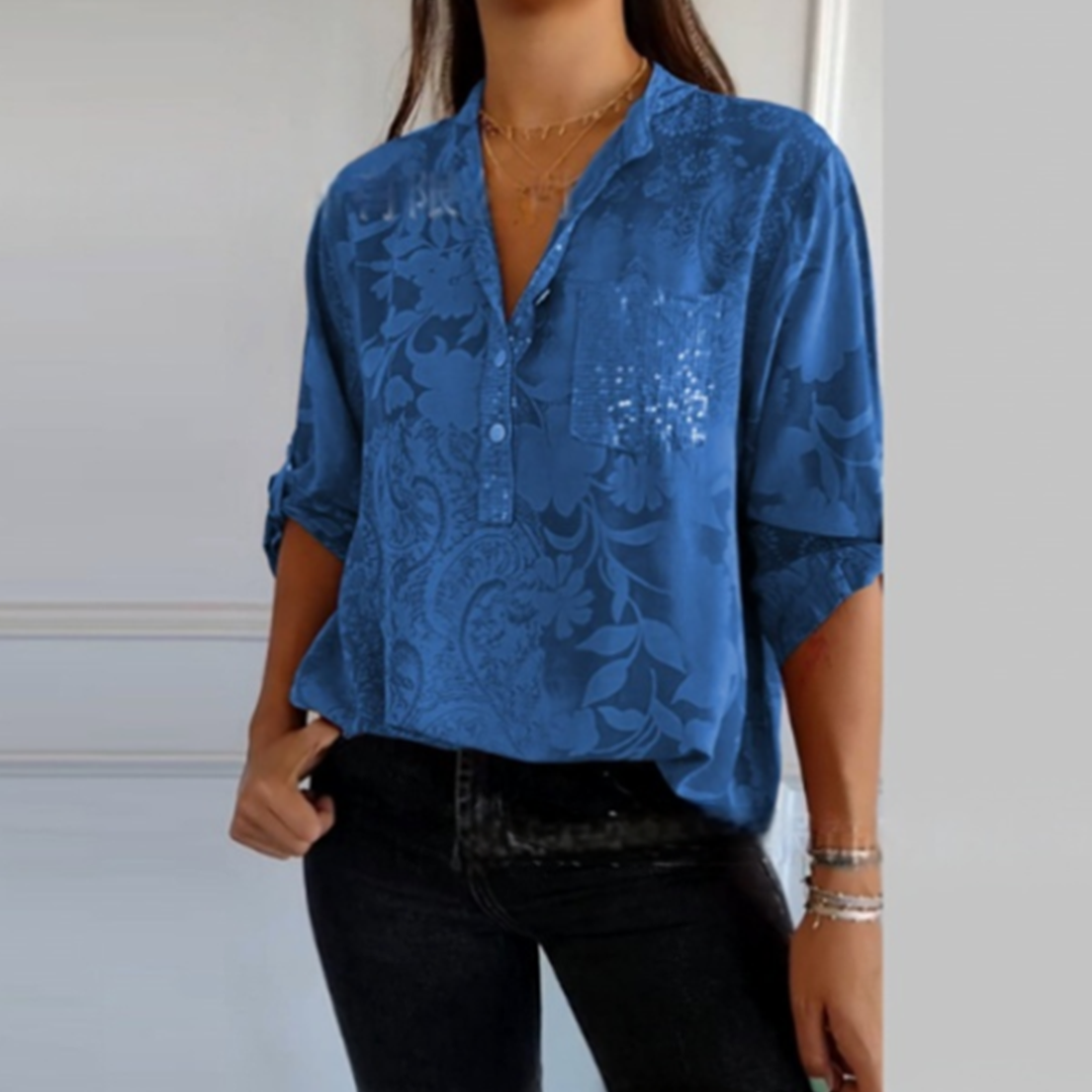 Amara | Elegant Floral Blouse
