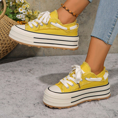 Luna West | Fringed Platform Sneaker