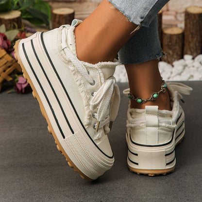 Luna West | Fringed Platform Sneaker