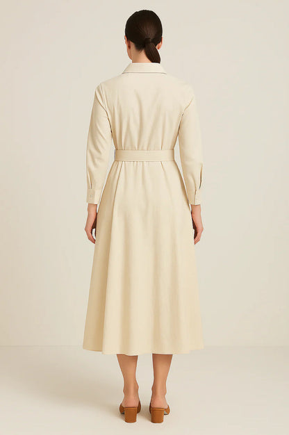 Liora – Women's Cotton Shirt Dress