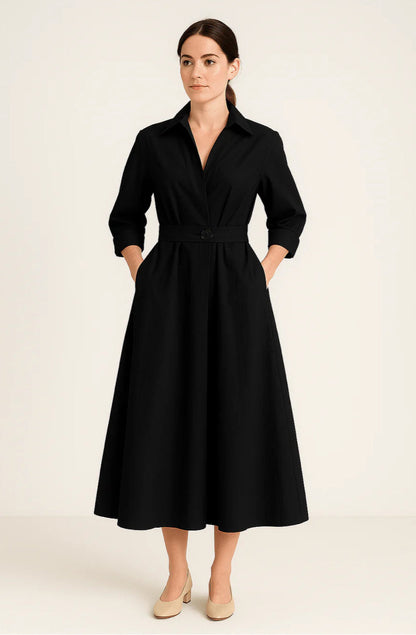 Liora – Women's Cotton Shirt Dress